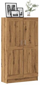 vidaXL Bibliotecă, stejar artizanal, 82,5x30,5x150 cm, lemn prelucrat