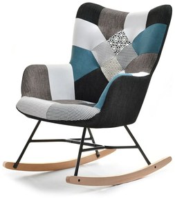 Fotoliu Sibyla (patchwork + fag negru). 1110396
