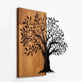 Accesoriu decorativ de perete din lemn Mysterious Tree - 371