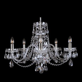 Candelabru cu 5 brate Cristal Bohemia