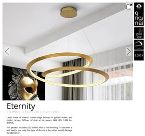 Lustra LED suspendata design modern Eternity 97cm