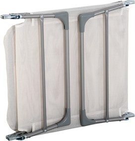 Outsunny Șezlong Pliabil cu Spătar Reglabil pe 5 Nivele și Pernă, Șezlong de Grădină cu Material Texteline, pentru Plajă, Piscină, Grădină, 182x56x28 cm, Crem | Aosom Romania