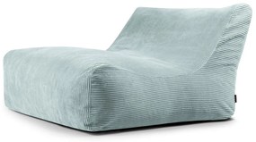 Fotoliu bean bag verde mentă cu tapițerie din catifea reiată Sofa Lounge – SLOWDOWN