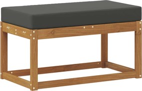 vidaXL Bancă de exterior natural 79 x 43 x 37 cm Lemn Solid de Acacia