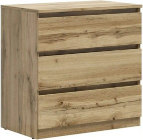 Comoda TETRIX, stejar wotan, PAL laminat, 75x45x76 cm