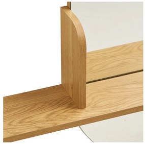 Oglindă de perete cu raft 92x94,5 cm Barco – House Nordic
