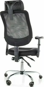 Scaun de birou negru FLEXISEAT Q-118RC