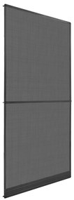vidaXL Plasă insecte cu balamale pentru uși, antracit, 100 x 215 cm