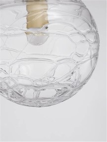 Pendul modern design decorativ COEN auriu D-25cm