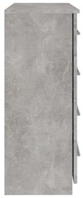 Servanta, gri beton, 79x35x88 cm, PAL 1, Gri beton