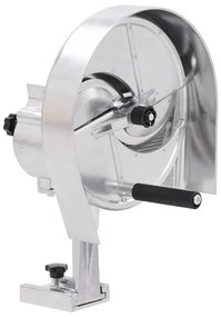 vidaXL Tăietor manual de legume, argintiu, 22 x 44,5 cm, aluminiu