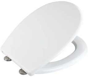 WENKO VORNO NEO 24571100-WC - Capac WC 46 x 37 cm, alb/argintiu