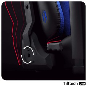 Scaun gaming din material Diablo X-Player 2.0: Frost Black/negru Normal