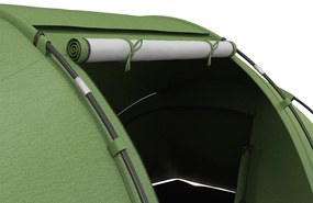 Outsunny Cortă Familiară pentru 4-6 Persoane cu 2 Camere și Geantă de Transport 430x240x170 cm Verde | Aosom Romania