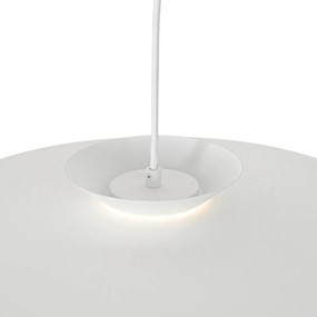 Lampă suspendată de design albă incluzând LED cu dimmer în 3 trepte - Pauline