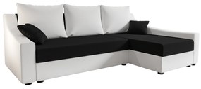 Colțar Opal L (Alb + Negru) (D). 1057314