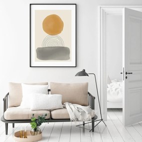 Poster - Abstracție pictată (A4)