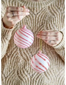 Globuri de Crăciun 2 buc. din sticlă ø 8 cm Zwirl – Bloomingville