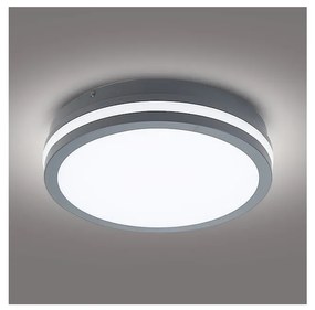 Brilagi - Aplica LED pentru exterior cu senzor BENE LED/24W/230V Ø 26 cm IP54