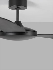 Ventilator de tavan cu telecomanda design modern BLAIRE negru