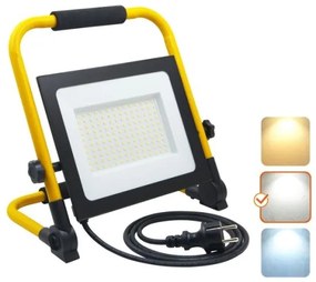 Proiector LED TIGRA LED/100W/4000K IP54 negru/galben