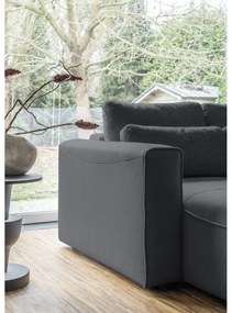 Colțar gri închis extensibil (colț în formă de "U") Homely Tommy – Miuform