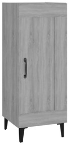 817436 vidaXL Servantă, gri sonoma, 34,5x34x90 cm, lemn compozit