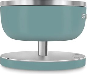 Cantar de bucatarie Smeg Collezione KSC01EGMWW, Pana la 5 kg/5 l, Functie TARA, Afisaj LED, Baza antiderapanta, Baterie incarcabila, Verde smarald