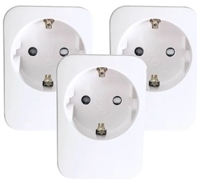 Immax NEO 07761C - Set de 3 prize inteligente NEO LITE 3680W/230V/16A Wi‑Fi Tuya SCHUKO