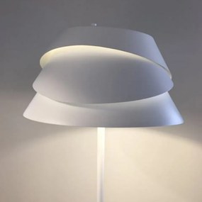 Lampadar modern alb din metal Alboran