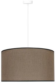 Lustră pe cablu Duolla ROLLER 1xE27/15W/230V d. 40 cm maro/negru