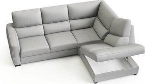 Colțar lemn masiv Leonardo, 254 × 98 × 210 cm - Stânga
