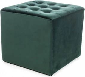 Taburet verde LORI VELVET