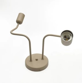 Plafonieră aplicată CHARLIE 2xE27/15W/230V bej
