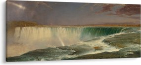 Tablou - Frederic Edwin Church, Niagara, reproducere (120x50 cm)