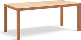 Masă de dining cu blat din lemn de stejar 75x180 cm Alma – Teulat