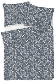 Lenjerie de pat Matex Satin Golden leaves , 140 x200 cm, 70 x 90 cm