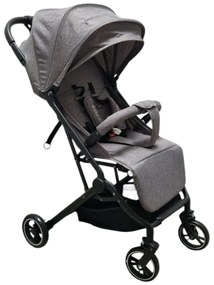 Carucior sport ultracompact pentru copii BABY CARE 311 Transformabil in troller, Spatar reglabil in 3 trepte, Pozitie somn, Gri