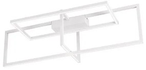 Lustra LED dimabila aplicata design modern CLEA alb 31W