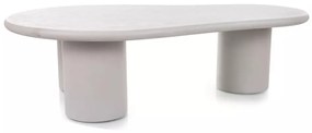 Masa de cafea Selena gri deschis L130xl80 cm