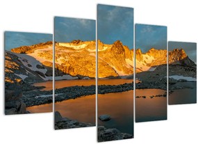 Tablou cu peisaj montan (150x105 cm)