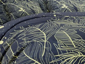 Lenjerie de pat bumbac VISATA negru, 100% bumbac Dimensiune lenjerie de pat: 70 x 90 cm | 140 x 200 cm