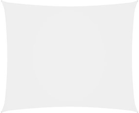 Parasolar din tesatura oxford, dreptunghiular, 4 x 6 m, alb Alb, 4 x 6 m