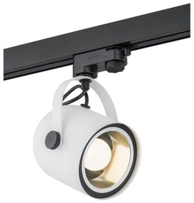 Spot pe sina NET alb / Accesoriu pentru sinele trifazate ARGON T-RACK