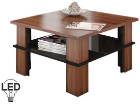 Masă de cafea Fernhill 1 (prun + Negru lucios). 780005