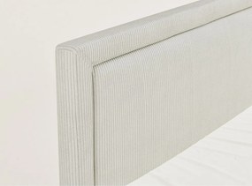 Pat boxspring crem cu spațiu de depozitare 160x200 cm Fresco – Maison de Rêve