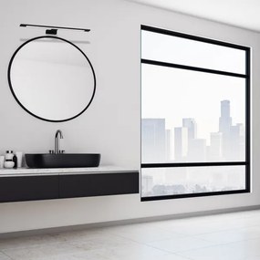 SHINE Lampă LED pentru oglindă de baie, 12 W, 230 V, 60 cm, IP44, negru