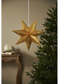 Decorațiune luminoasă de Crăciun de culoare aurie ø 45 cm Classic - Star Trading