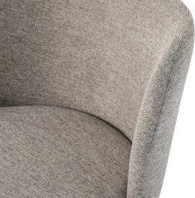 Set 2 scaune stil retro LYON tesatura gri-bej