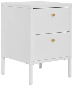 Noptieră albă din metal Dalby – House Nordic